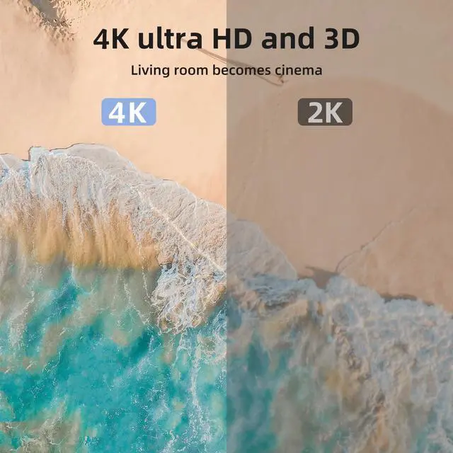 Alt view image 5 of 7 - 4k Hdmi Cable 50ft Ultra High Speed HDMI 2.0 Cable 4K@60Hz 18gbps Gold Plated Connector 3D ARC Ethernet HDMI Cord for HDTV Monitor Laptop Roku TV Xbox PS4/PS5(Silvery)