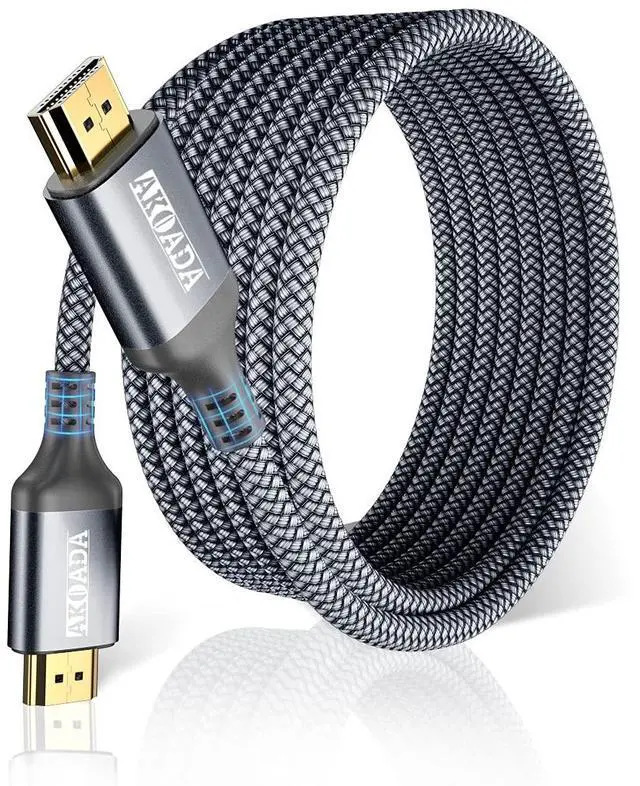 Main image of 4K HDMI Cable 50FT, 18Gbps 2.0 High Speed Gaming Cord 4K@60Hz HDR, 2K, ARC 3D Compatible for PS5/4, UHD TV and Blu-ray Player