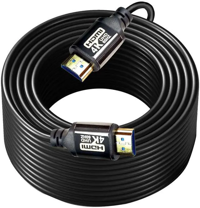 Alt view image 2 of 7 - 4K HDMI Cable 50Ft 2.0 18Gbps,High Speed HDMI Cables 4K60 2K120 1080P eARC HDR HDCP 2.2 2.3 Compatible with Apple TV 4K Sony LG Samsung Xbox Series X RTX 3080 PS5