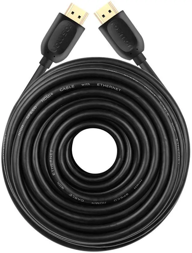 Alt view image 6 of 6 - 4K HDMI Cable, HDMI 2.0 Cable 4K@60Hz/2160p Support 18Gbps, HDCP, 3D, ARC, Dolby TrueHD, 30AWG Compatible with UHD TV, PC Monitor, Console, PS4, PS5, Xbox 360/One/X/S, Nintendo Switch 50FT/15M