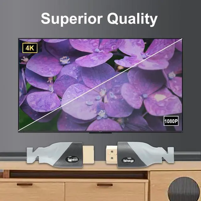 Alt view image 4 of 7 - High Speed HDMI Cable/HDMI Cord (50 Feet/50 ft) Support 4K 3D,1080P,Audio Return Channel