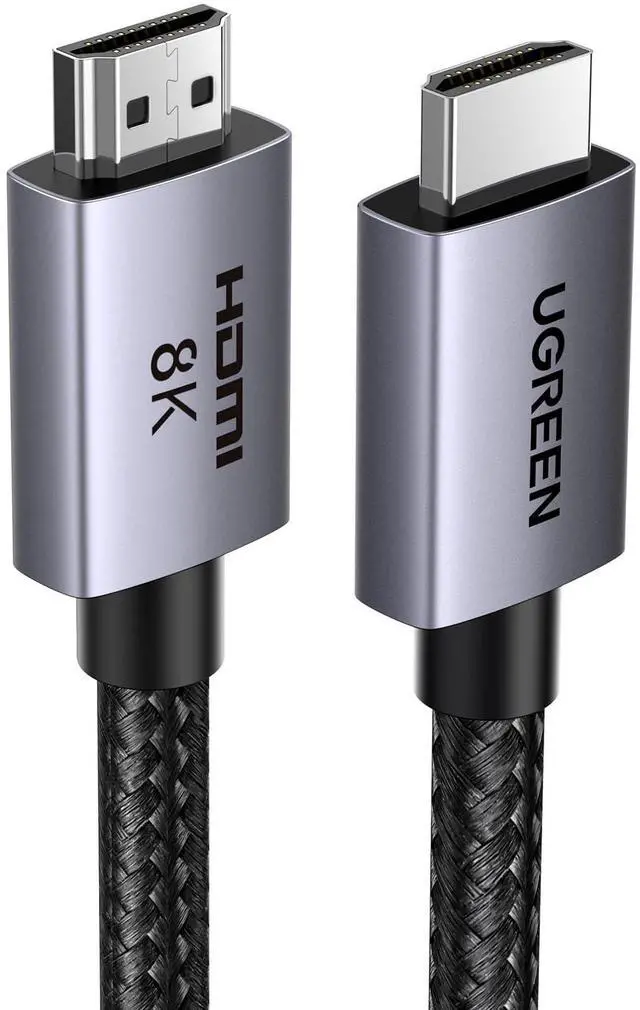 Main image of 8K HDMI 2.1 Cable 48Gbps 33FT, Ultra High Speed HDMI Cord Aluminum, 4K@240Hz 120Hz 10K 8K@60Hz, HDCP 2.2&2.3, eARC HDR 10 Dolby Compatible with PS5/Blu-ray/Roku TV/Switch 2/Mac mini