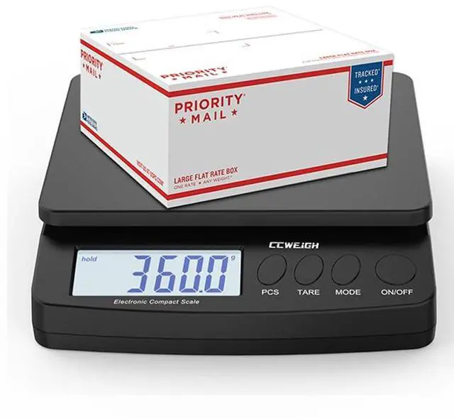 Main image of Digital Postal Scale 30kg/66lb - Durable Steel Construction, 6 Units Conversion, Tare Function | for Home, Kitchen, Postal, Shipping, Parcel Transport