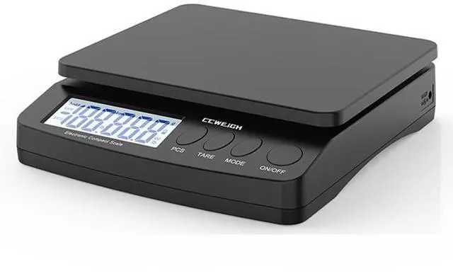 Alt view image 2 of 7 - Digital Postal Scale 30kg/66lb - Durable Steel Construction, 6 Units Conversion, Tare Function | for Home, Kitchen, Postal, Shipping, Parcel Transport