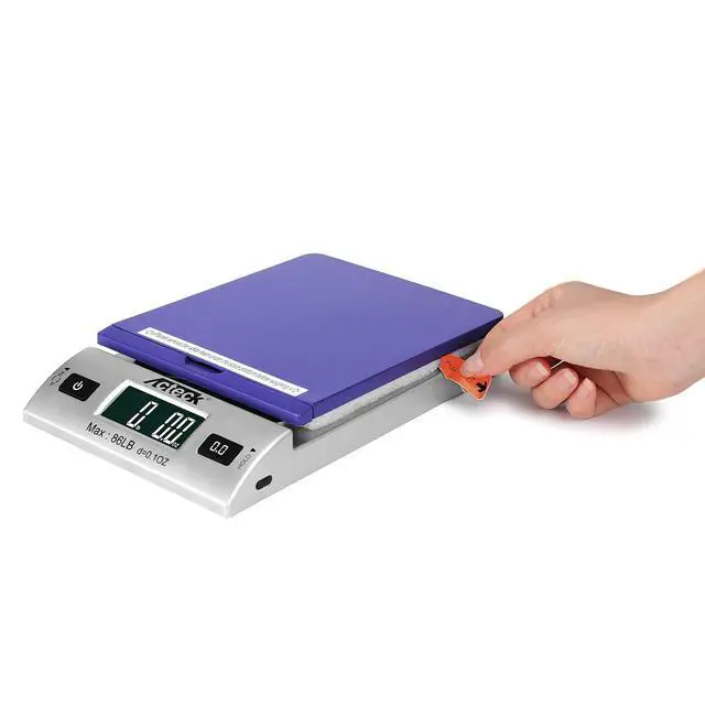 Alt view image 4 of 6 - High Accuracy 86LBx0.1OZ Digital Shipping Scale, Postal Scale and Mail Scale (86LB Blue)