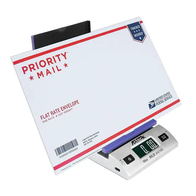Alt view image 5 of 6 - High Accuracy 86LBx0.1OZ Digital Shipping Scale, Postal Scale and Mail Scale (86LB Blue)