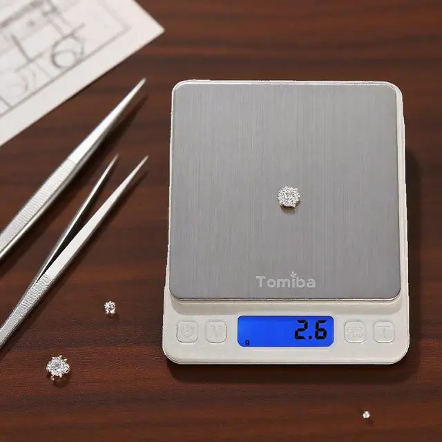 Alt view image 5 of 7 - 3000g Digital Touch Pocket Scale 0.01oz Resolution 2 AAA Batteries Included