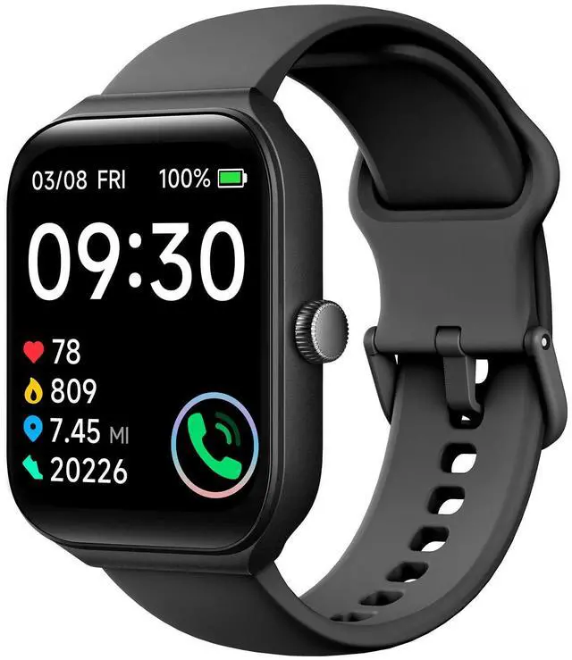 Main image of Smart Watch for Men Women Alexa Built-in, 1.95" Fitness Tracker with Answer/Make Calls, IP68 Waterproof/Heart Rate/Sleep Tracker/100 Sports, Fitness Watch Compatible Android iOS