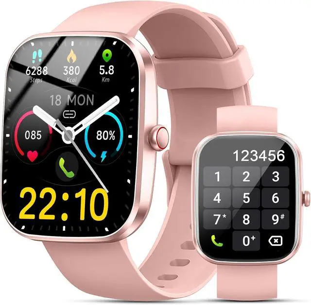 Main image of Smart Watch, 1.91" Smartwatch for Men Women (Answer/Make Call), Fitness Tracker with 100+ Sport Modes, IP68 Waterproof, Heart Rate/Sleep Monitor, Pedometer, Activity Tracker for Android iOS