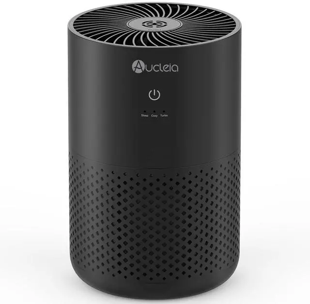 Main image of Air Purifiers for Bedroom Home with H13 True HEPA Filter, 20dB Quiet Air Cleaner for Pets Hair Dander Odor, Smoke Dust Pollen, Aromatherapy Function, Black