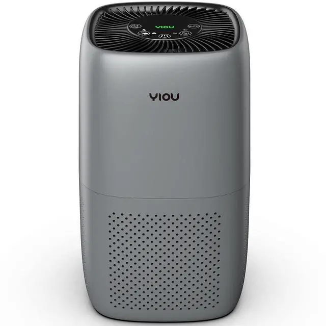 Main image of Air Purifier for Home Large Room Up to 547ft²,H13 True HEPA Filter for Allergies Pets Smokers,24db Smart Air Filter Block Most Pet Dander Pollen Smoke,Available for California,Grey