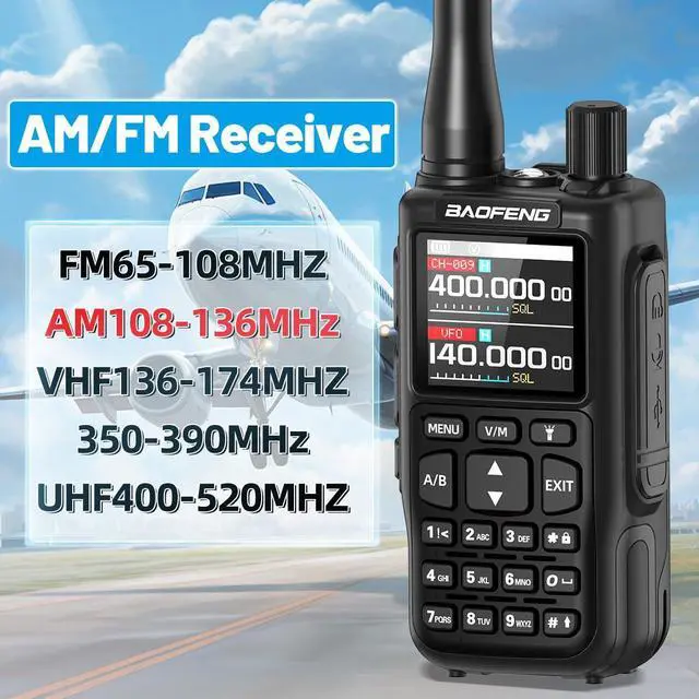 Alt view image 3 of 7 - Radio MINI-5 Ham Radio Handheld Long Range Two Way Radio Radio Rechargeable Walkie Talkies Dual PTT APP Programming Copy Frequency 999CH with USB-C Charging Survival Radio UV-5R MINI-B