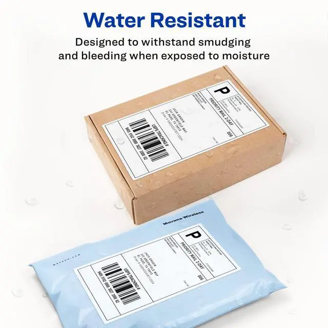 Alt view image 4 of 7 - Direct Thermal Shipping Labels, 4" x 6", White, Comparable to DYMO 1744907, 1 Roll of Labels, 220 Total (4156)