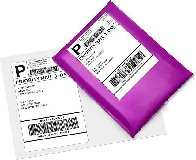 Alt view image 2 of 3 - Fan Fold 4x6 Direct Thermal Shipping Labels (500 Labels)