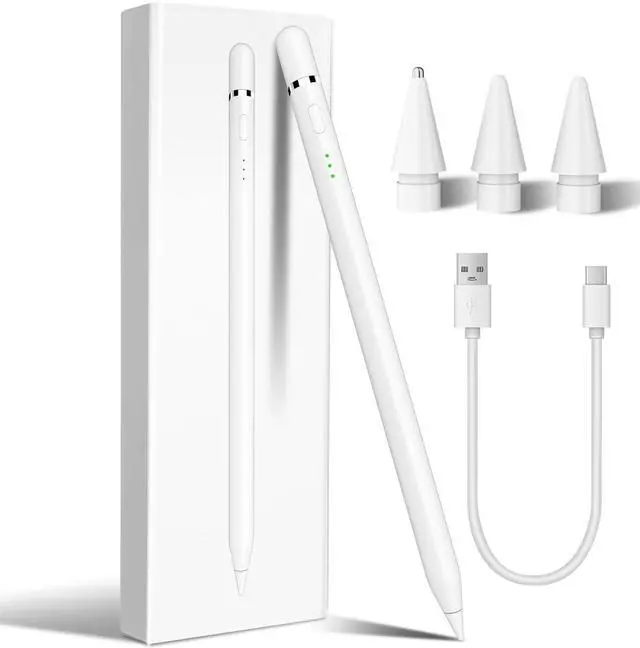 Main image of Pencil for ipad Apple Pencil 1st 2nd Generation Pro USB C Alternative,10 Mins Fast Charge Stylus Pen for iPad 6 7 8 9 11 10th Generation, iPad Mini 7 6 5th, iPad Air 3 4 5th M2 M3, iPad Pro 13"/11 M4