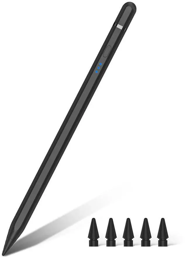 Main image of Pencil 1st Generation for iPad 2025-2018: Pencil USB C Fast Charging Magnetic with Tilt Sensitivity & Palm Rejection - Stylus Pen for iPad 6-11, Air 3-5/M2/M3, Mini 5-6, Pro 11" 1-4 12" 3-6/M4 (Black)