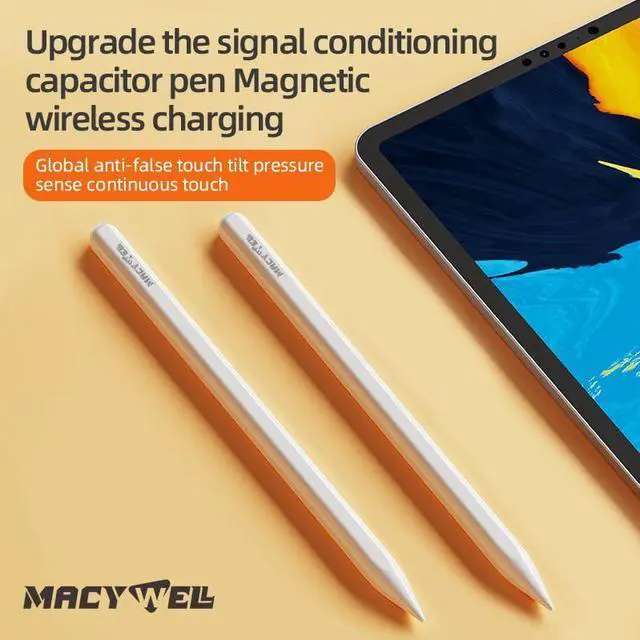 Alt view image 2 of 7 - Stylus Pen for iPad 2024-2018 Faster Charge Apple Pencil with Multi-Function APP Palm Rejection & Tilt Sensitivity Magnetic Wireless Charging for iPad Mini5/6, iPad6/7/8/9/10, Air3/4/5, Pro11/12.9"