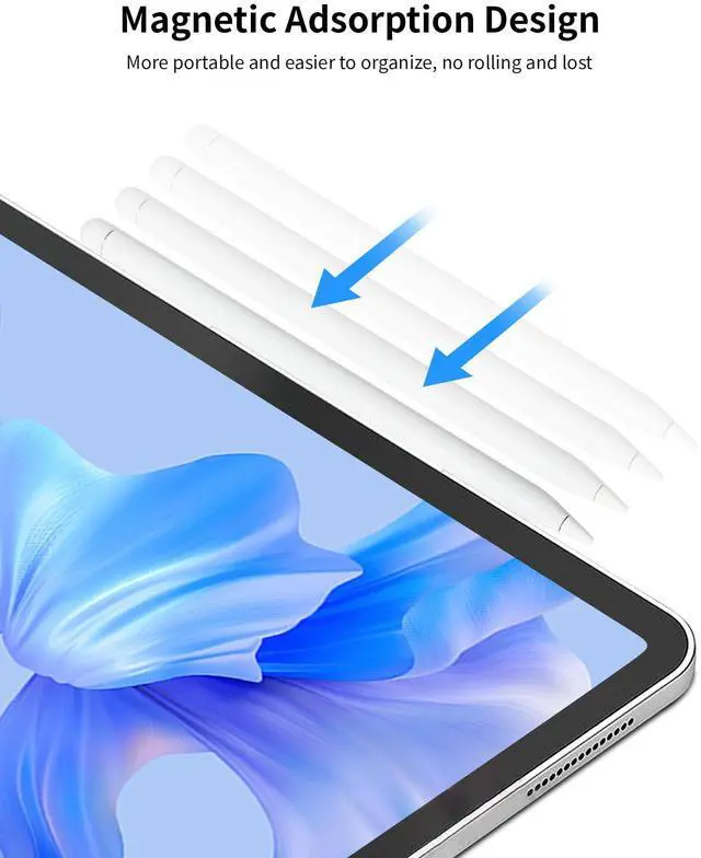 Alt view image 7 of 7 - Stylus Pen for iPad 10th&9th Generation, Fast Charging for Apple iPad Pencil with Palm Rejection, Tilt Sensitivity for iPad Air 3/4/5, iPad mini 5/6, iPad 6/7/8/9/10, iPad Pro 11", iPad Pro 12.9"