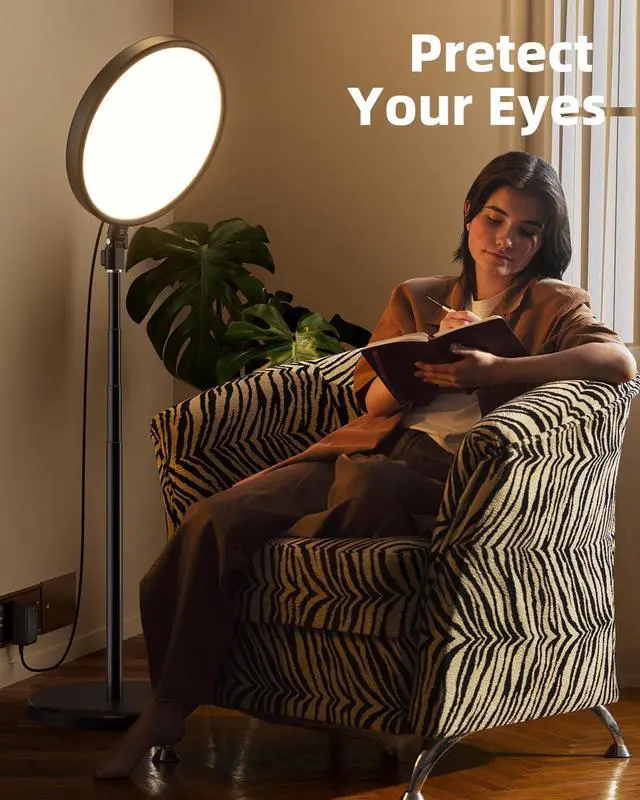 Alt view image 7 of 7 - Large Ring Light with 79" Stand, 6500K Full-Screen Selfie Ring Light with Stand and Phone Holder, Professional Big Ring Light for TikTok Light, Barber, Stream, Video, YouTube, Makeup, Photography