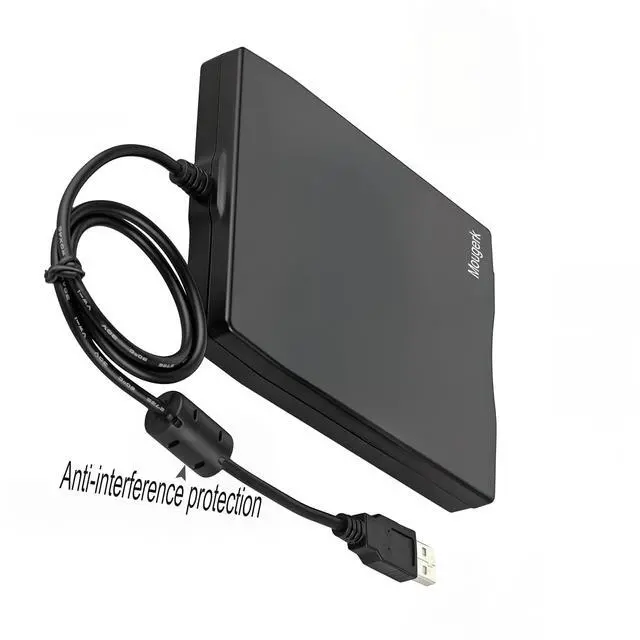 Alt view image 4 of 7 - Floppy Drive 3.5 External USB Floppy Diskette Drive for Laptops Desktops Notebooks (Black)