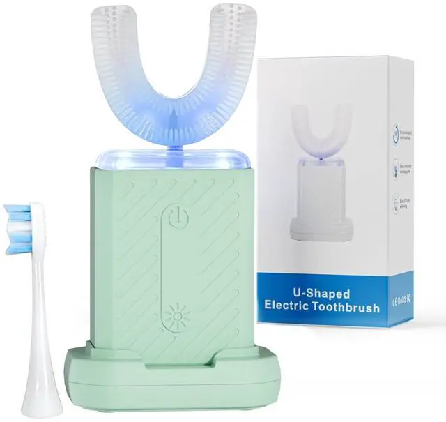 Main image of U-Shaped Electric Toothbrush for Adults, u Toothbrush with IPX7 Waterproof, ultrasonic Toothbrush for Home and Travel