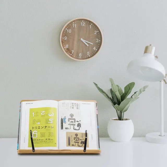 Alt view image 3 of 7 - (15.4 x 11 Inch) Large Book Stand for Reading Hands Free,Recipe Cookbook Holder for Kitchen Counter,Textbook Stands for Heavy Thick Books,Bamboo Holders for Bible,Tablet,Law School,Drawing