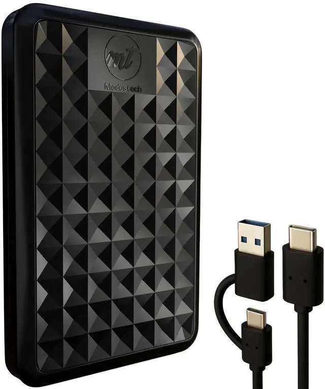 Main image of Facet 500GB External Hard Drive Portable USB-C/USB 3.1 Plug & Play Ultra- Slim HDD Hard Drive for Backup, Gaming, PC, Mac, Laptop, PS4, Xbox, Smart TV (Black)