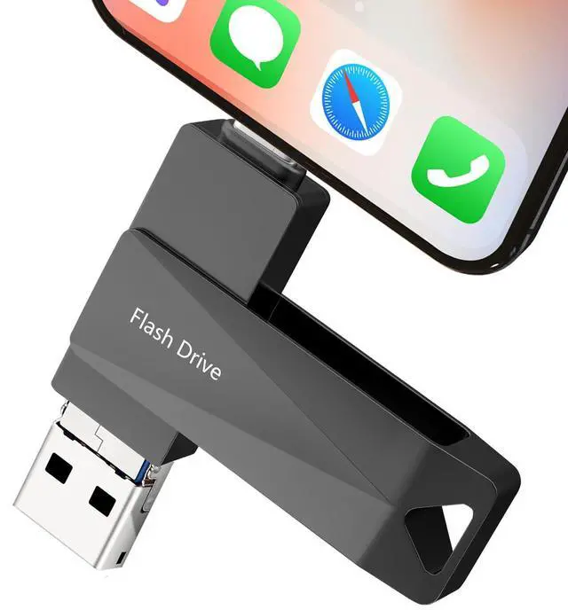 Main image of 512GB Photo Stick for Phone, USB Flash Drive for Phone All Models, 4-in-1 Design Transfer Storage, iPad/PC/Android
