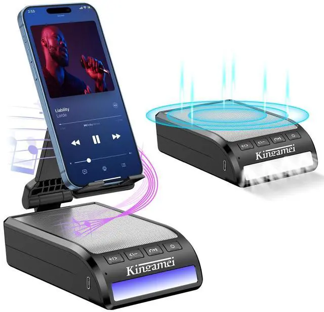 Main image of Man Female Dad Festival Gift - Cool Boy Friend Portable Wireless Bluetooth With Phone Stand Wife Kitchen Gadgets Accessories Great Holiday Birthday Present Tech Christmas Anniversary Gifts For Mom
