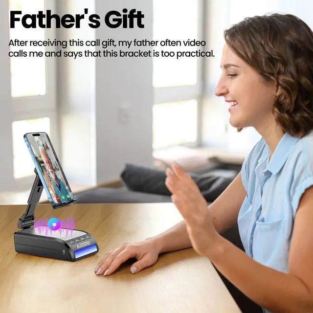Alt view image 3 of 7 - Man Female Dad Festival Gift - Cool Boy Friend Portable Wireless Bluetooth With Phone Stand Wife Kitchen Gadgets Accessories Great Holiday Birthday Present Tech Christmas Anniversary Gifts For Mom