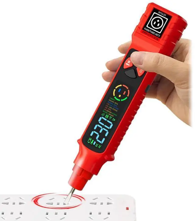Main image of 2-in-1 Voltage Tester & Outlet Tester, Dual Range AC 2-440V 50Hz-60Hz with LCD Display, Circuit Breaker Finder & Tracer Kit for Accurate Electrical DetectionNo Batteries Included