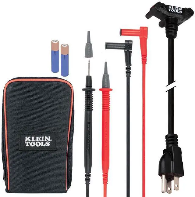 Alt view image 6 of 7 - ET270 Auto-Ranging Digital Multi-Tester, AC/DC, Resistance, Continuity, GFCI Receptacle Tester with Test Leads and Receptacle Cord