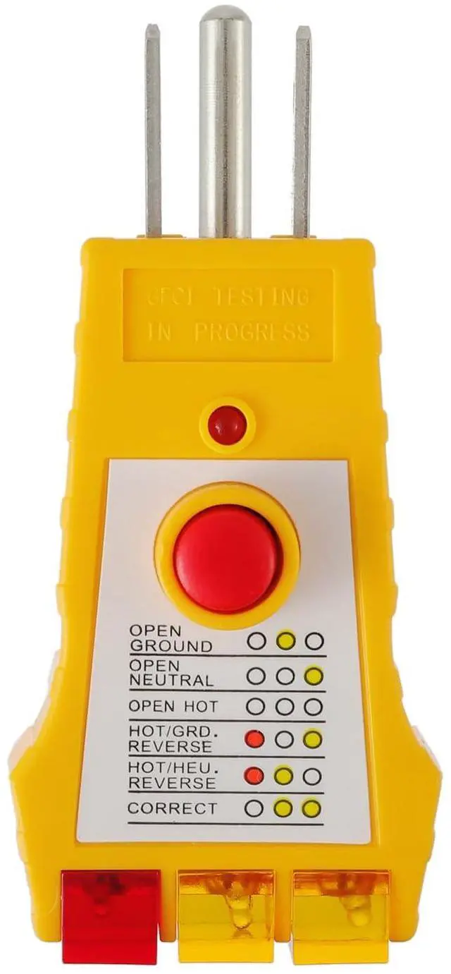 Main image of Outlet Circuit Testers for Grounding Products, Outlet Tester with GFCI, Plug Tester, Security Test, Electrical Receptacle Tester for North American Outlets