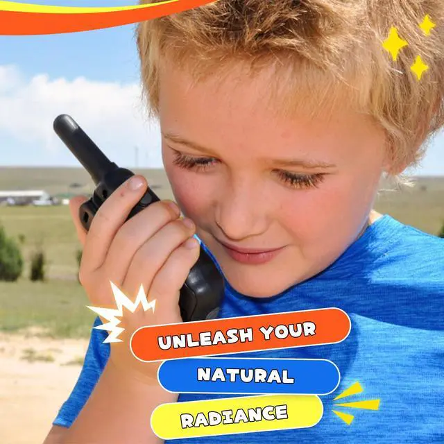 Alt view image 7 of 7 - Walkie Talkies for Kids Rechargeable with USB Charger 6000mAh Battery,Outdoor Camping Games with Flashlight Lanyard,Toys for Girls,Halloween Xmas Birthday Gift for Children 2 Pack Red Blue