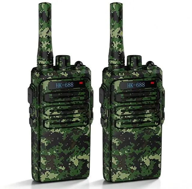 Main image of Kids Walkie Talkies 2 Pack, 2 Miles Range Rechargeable Walkie Talkies for Kids, 16 Channels 2 Way Radio with Flashlight Toys Gifts for Adventures, Camping, Hiking(Camouflage)