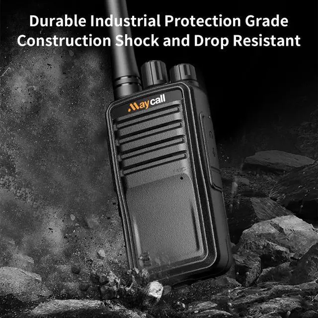 Alt view image 6 of 7 - MC-528 4 Pack Walkie Talkies for Adults, Two Way Radio with Earpiece, 2 Way Radio Long Range 1200mAh Battery Rechargeable Portable FRS Walkie Talkie with USB Charging Base