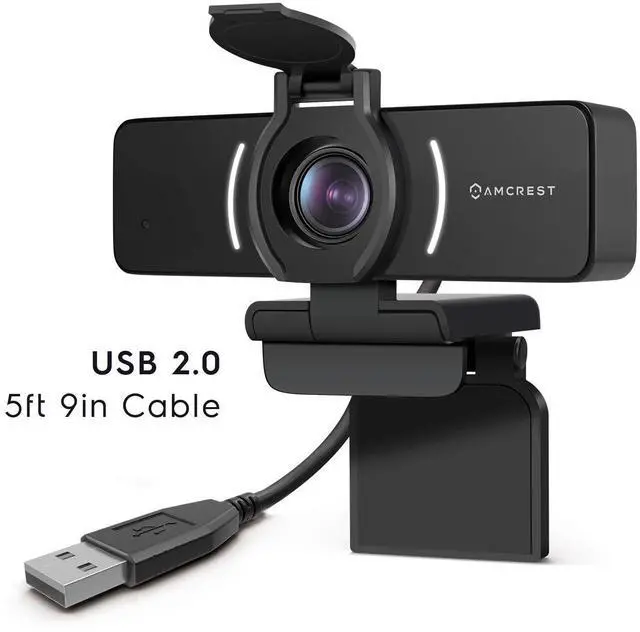 Alt view image 5 of 7 - 1080P Webcam with Microphone & Privacy Cover, Web Cam USB Camera, Computer HD Streaming Webcam for PC Desktop & Laptop w/Mic, Wide Angle Lens & Large Sensor for Superior Low Light (AWC205)