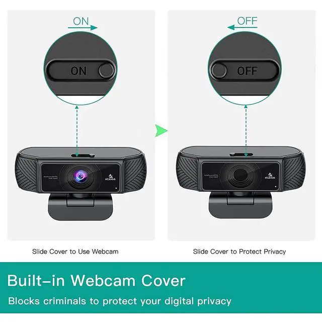 Alt view image 2 of 5 - N680 1080P Business Webcam with Microphone, Software and Privacy Cover, AutoFocus, Streaming USB Web Camera, for Online Class, Zoom Meeting Skype Facetime Teams, PC Mac Laptop Desktop