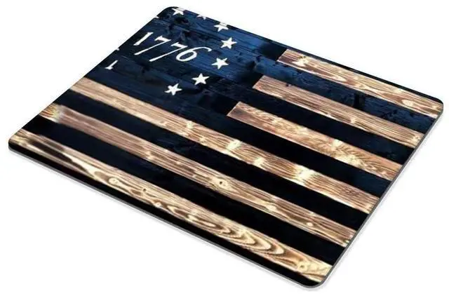 Alt view image 4 of 4 - 1776 Vintage American Flag Mouse pad Customized Mousepad Non-Slip Rubber Base Mouse Pads for Computers Laptop Office Desk Accessories Mouse pad