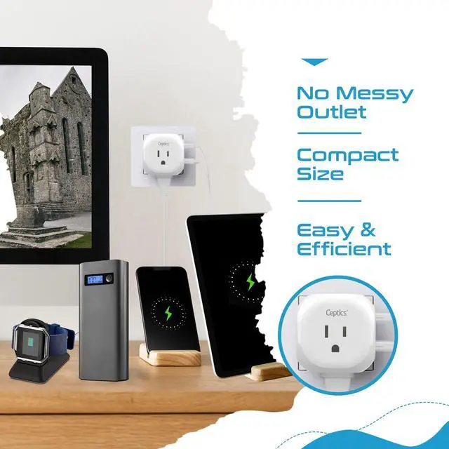 Alt view image 5 of 6 - UK, Ireland Travel Plug Adapter - 5 Input with 20W PD-QC 3.1A Dual USB-C and USB - Light Weight - USA to Any Type G Countries Such as Hong Kong, England and More (PTU-7), White