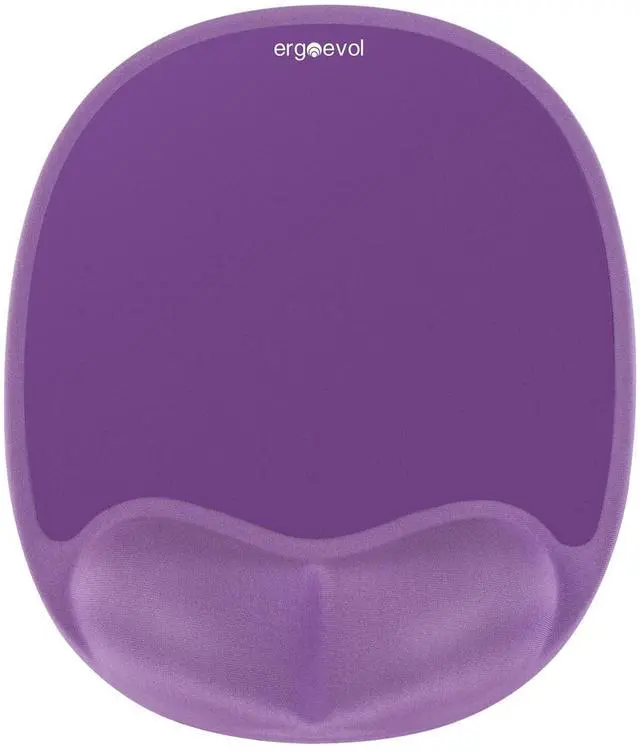 Alt view image 2 of 7 - Ergonomic Mouse Pad with Wrist Rest & Elbow Support, Memory Foam Cushion, Non-Slip Base, Pain Relief for Office, Home & Gaming, Compatible with Vertical Ergonomic Mouse (Lavender Purple)