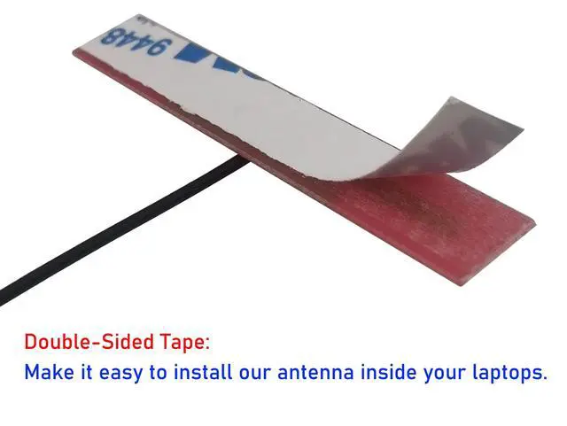 Alt view image 3 of 6 - WiFi 6E Antenna U.FL MHF4 Tri-Band 6GHz 5GHz 2.4GHz Internal Laptop Wi-Fi Antennas for AX200 AX210 1675X M.2 NGFF Card