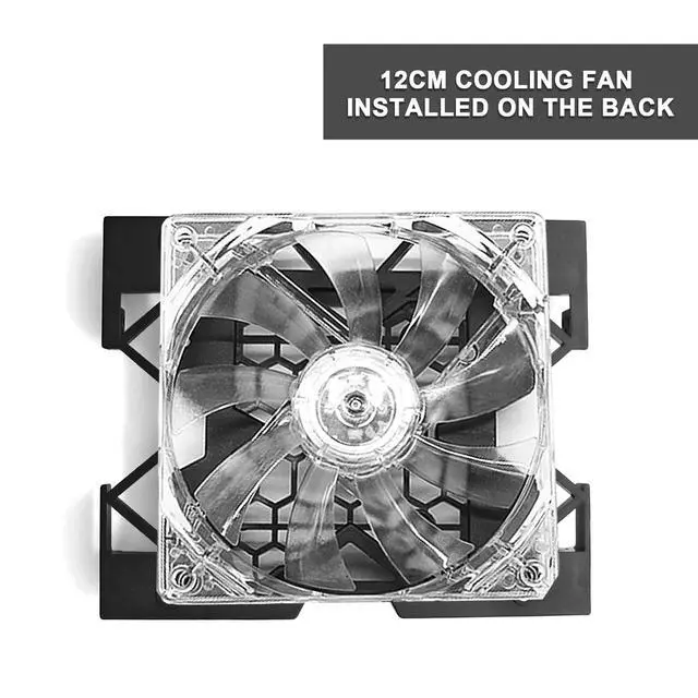 Alt view image 5 of 7 - 2pcs 2.5'' SSD 3.5''HDD to 5.25'' Mounting Bracket, SSD HDD Tray Caddy Hard Drive Bays Adapter with Mounting Bracket for Cooling Fan
