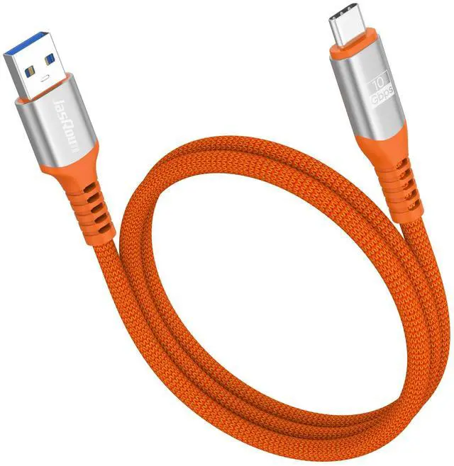 Main image of USB to USB C Data Cable 3ft, 10Gbps USB3.1/3.2 Gen 2 High Speed Data Transfer & 3A Fast Charge USB A to Type C Cord for iPhone 17/16/15 Galaxy Phone T7 External SSDs Laptop PC Android Auto/Carplay