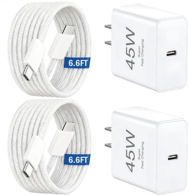 Main image of 45W Super Fast Charger for Samsung - 6ft USB C Wall Charging Cable Long Android Phone Cord for Galaxy S26/S25 Ultra/Plus/S24+/S23/S22/S21/Z Fold/Flip 7 6 5 4/A14/A55/Note 20/Tab A9+/S10 FE/S11 Tablet
