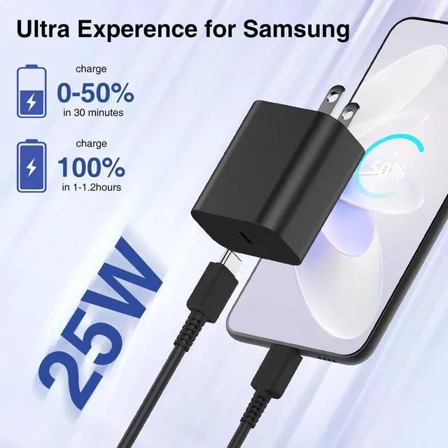 Alt view image 2 of 7 - Super Fast Charger USB C for Samaung Galaxy S25+/S24+Ultra,6FT+10FT+10FT Samsung Type C Charger Fast Charging Cable,Long USB C Cord Android Phone Charger for Samsung Galaxy S25/S24/S23/S22/S21/S20