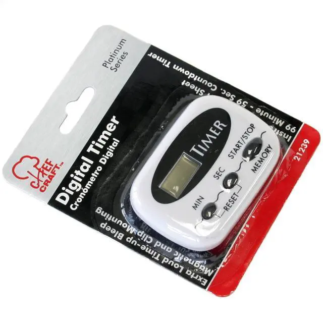 Alt view image 2 of 3 - Select Digital Timer, 1 Piece 2.5 Inch, White