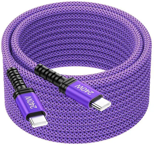 Main image of for iPhone 17e 17 Pro Max Air, 240W USB C to C Charger Cable 10ft for iPhone 17e 17 Air 17 Pro 16e 16 15 Pro Max Plus,Fast Charging Type C Cord Long USB-C Cable for MacBook Pro/Air,Samsung Galaxy S26