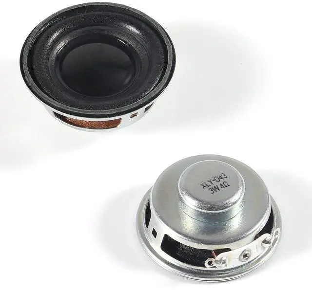 Main image of 2PCS 1.5" 4Ohm 3W DIY Small Full Range Audio Speaker Stereo Woofer Loudspeaker for Arduino and DIY Speaker