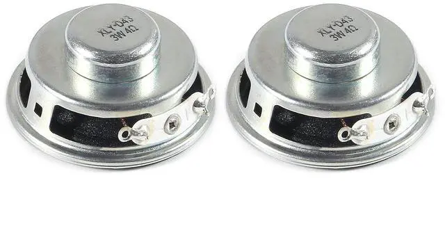 Alt view image 2 of 6 - 2PCS 1.5" 4Ohm 3W DIY Small Full Range Audio Speaker Stereo Woofer Loudspeaker for Arduino and DIY Speaker
